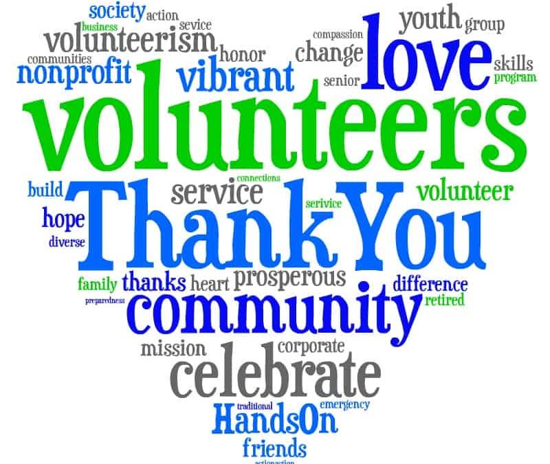 It’s National Volunteer Appreciation Month!